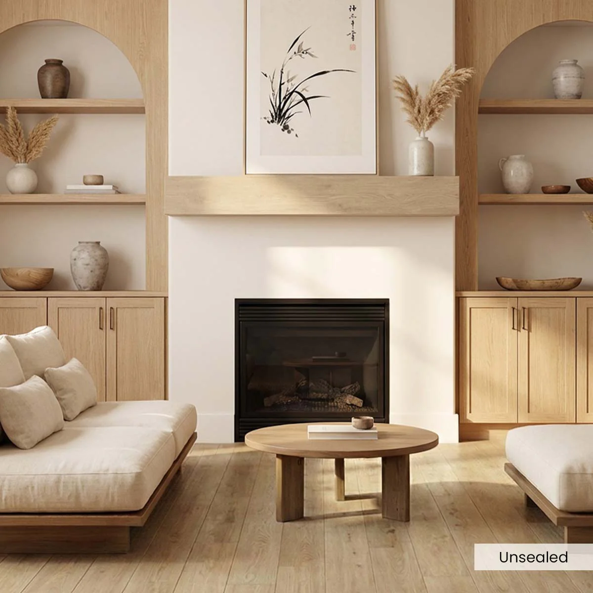 Modern White Oak Mantels - Image 7